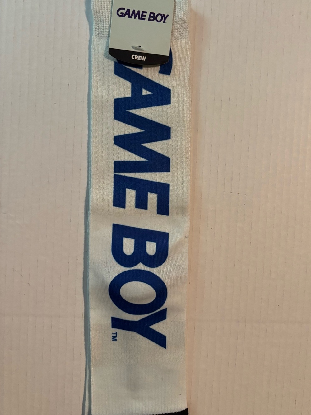 BIOWORLD X Nintendo Game Boy Logo Men’s Crew Socks SZ XL (10-13) NWT